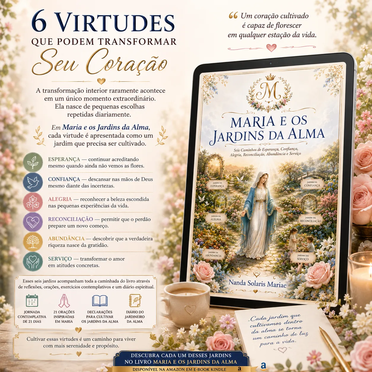 6 Virtudes que podem transformar seu Coração 1 6 Virtudes que podem transformar seu Coração