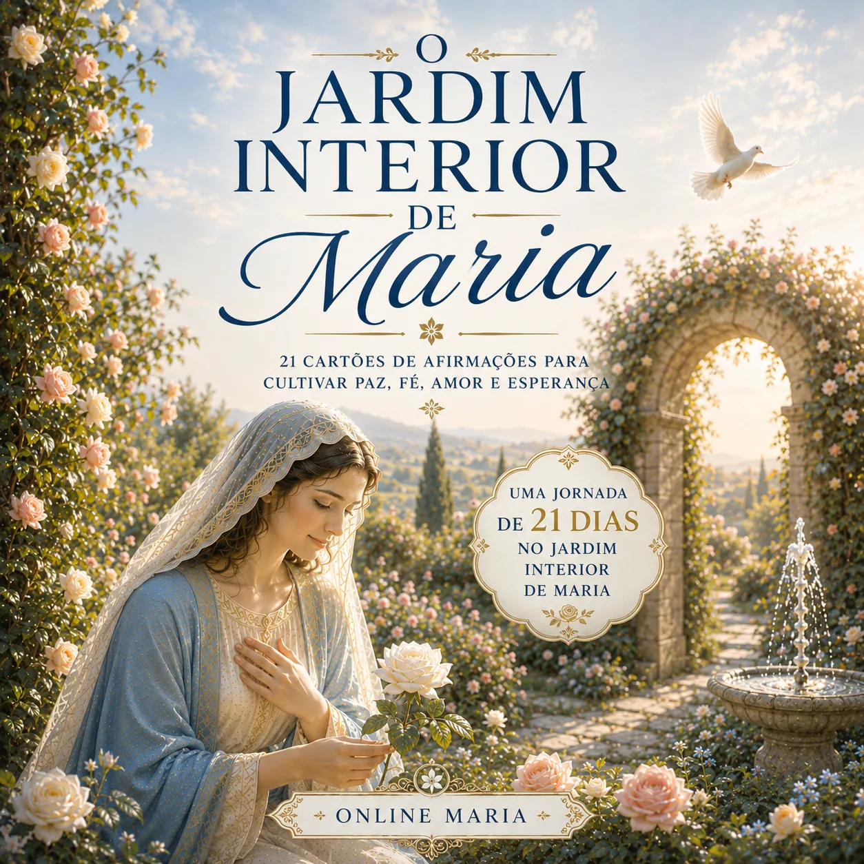 Jardim Interior de Maria: uma Jornada de 21 Dias para Cultivar Paz, Fé, Amor e Esperança